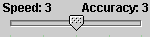 Speed/Accuracy Slider